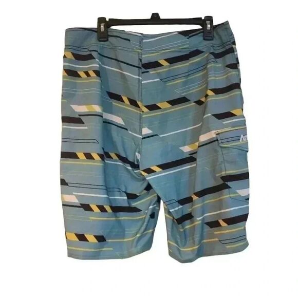 Analog Board Shorts Size 34 Men's Blue Swim Trunks - Picture 2 of 7